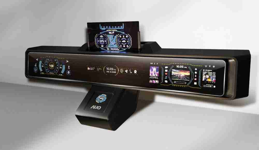 森林舞会Micro LED沉浸式车舱显示方案结合 可卷式、、、、可伸缩的Micro LED应用并可呈现不同的质感纹路，，展现人性化设计