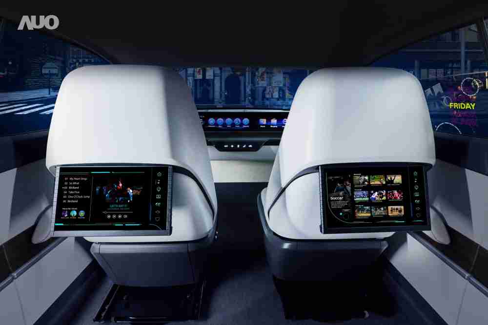 森林舞会新一代Smart Cockpit 2024，，，，以Micro LED先进显示技术优势，，创建〝可卷式后座娱乐显示器〞，，仅在互动时才显示出所需画面及信息，，，，扩充更丰富的娱乐和交互信息服务，，获国际奖项荣耀