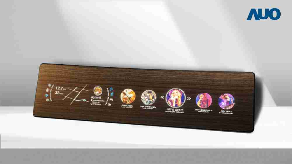 森林舞会研发全球最高穿透度达80%的AmLED木纹显示器，，，，可于使用时呈现高亮度、、、、清晰可见的信息，，并在不使用时回归为单纯的饰板，，，节能兼具美观